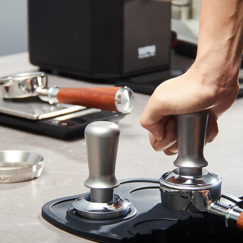 Factory spot silicone coffee press mat anti-slip mat coffee powder hammer mat espresso machine coffee mat