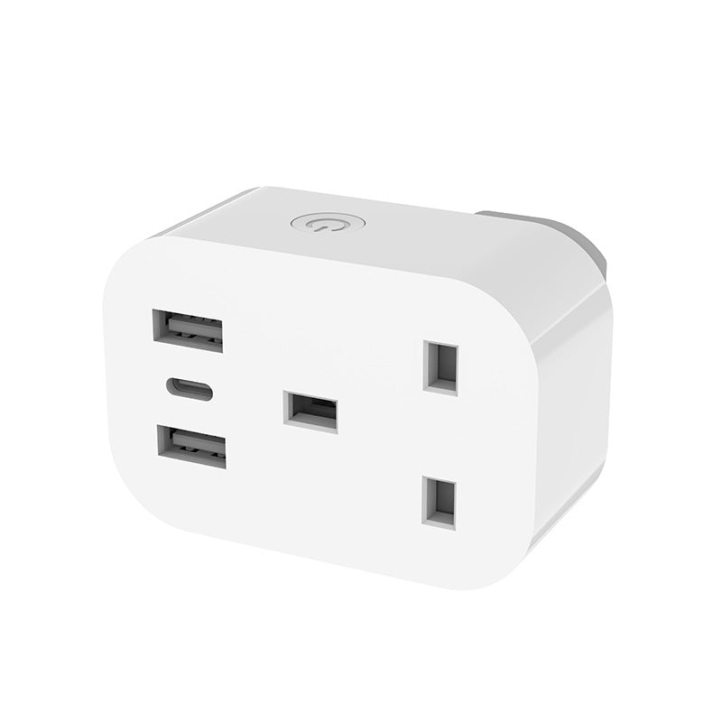 Lianduo Foreign Trade Tuya Home Furnishing remotely controls 13A fast charging USB+wifi smart socket plug at any time
