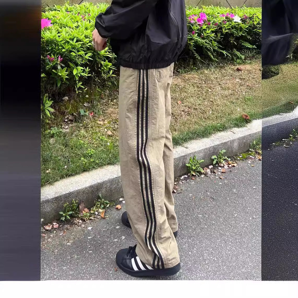 Summer 2025 Thin Breathable Sweatpants Men's Summer Straight Casual Pants Sweatpants Loose Trend Cargo Pants