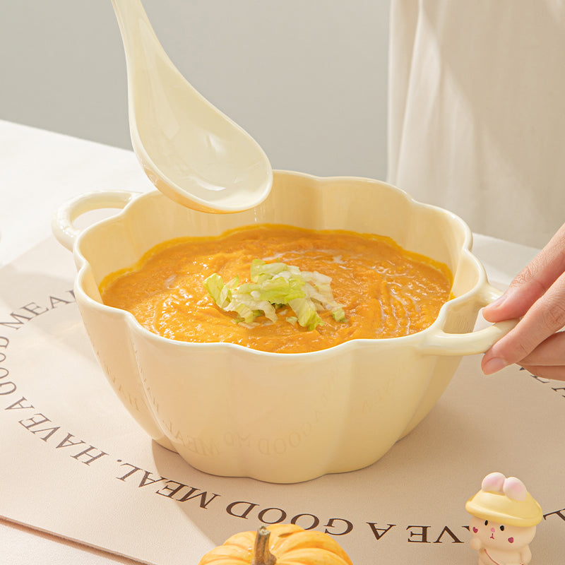 Creamy wind amphora soup bowl home 2024 new ceramic large noodle bowl particularly good-looking bowl large capacity soup basin