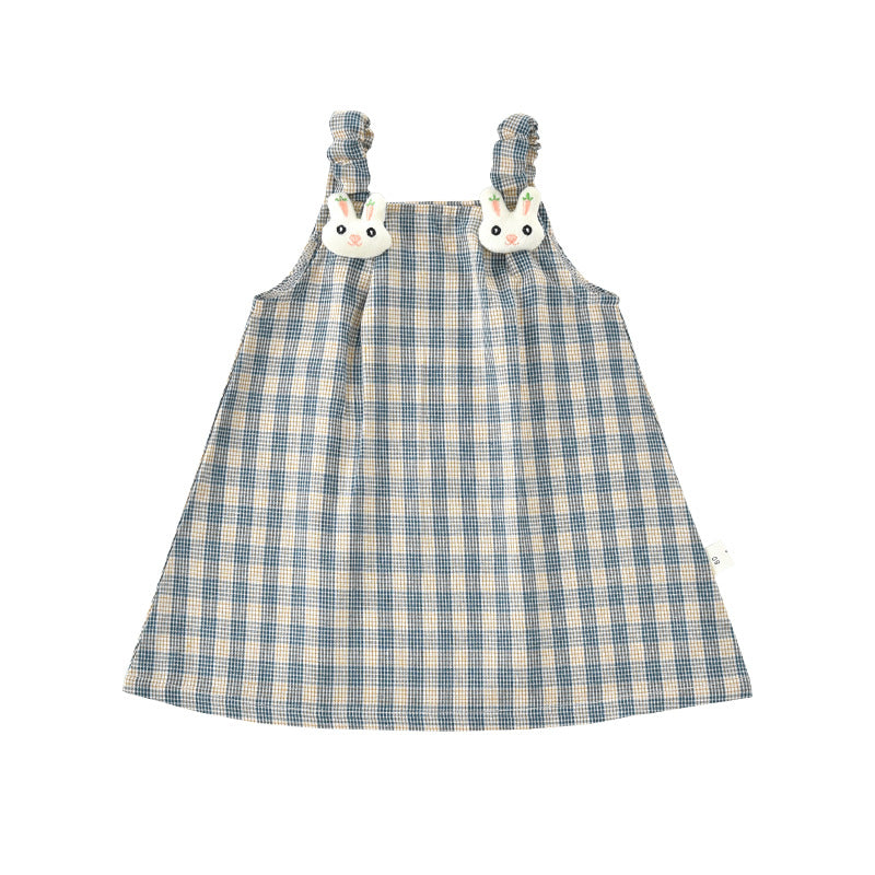 Baby girl sundress, summer thin little moon old girl dress, sweet and cute baby vest, princess dress