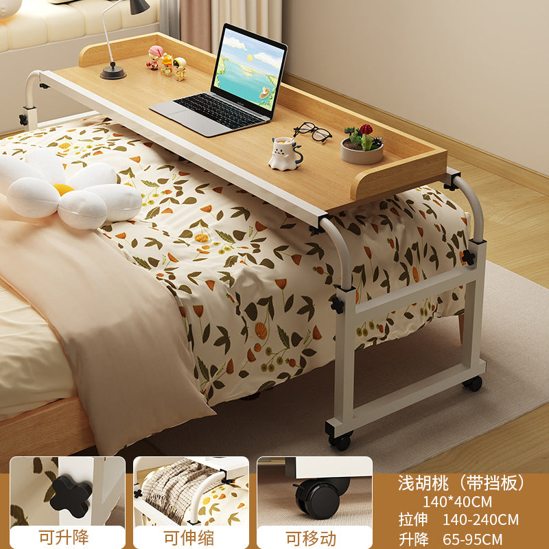 Trendy Cross Bed Table, Home Bed Table, Movable Desk, Computer Desk, Bedroom Bedside Small Table, Lazy Lifting Bed