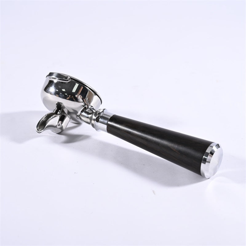 Stainless Steel Amphora 58mm Handle Double Spout Split E61 Universal Solid Wood Espresso Machine Handle