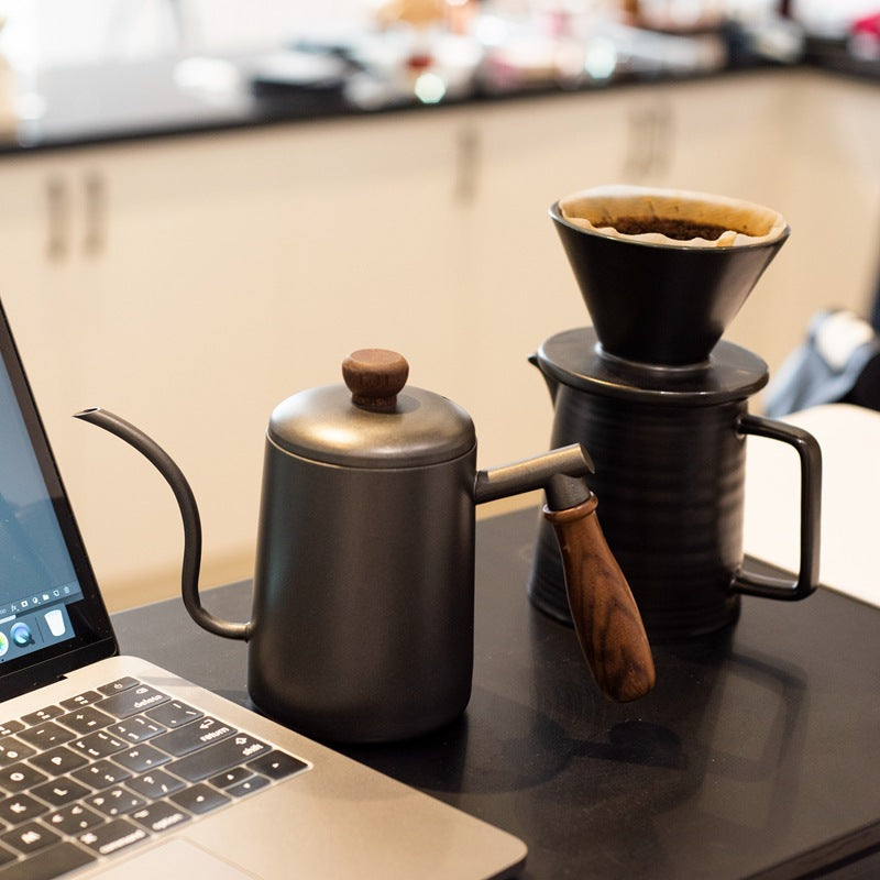 Hand pour coffee ceramic filter cup sharing pot v60 drip filter filter cup coffee supporting utensils combo set
