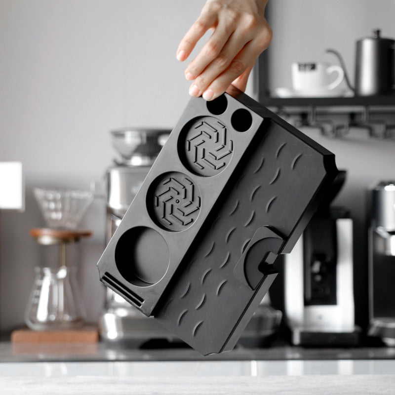Espresso ABS press holder, storage rack handle, filling seat, multi-function handle holder, coffee press utensil