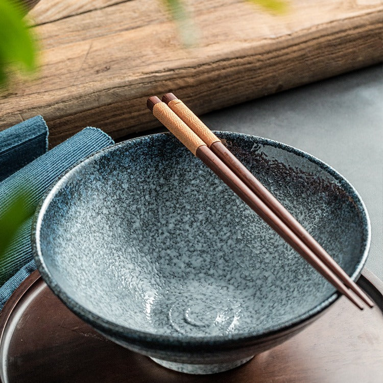 Underglaze color Japanese ramen bowl restaurant home spicy hot ceramic bowl soup bowl hat bowl wonton noodle bowl instant noodle bowl