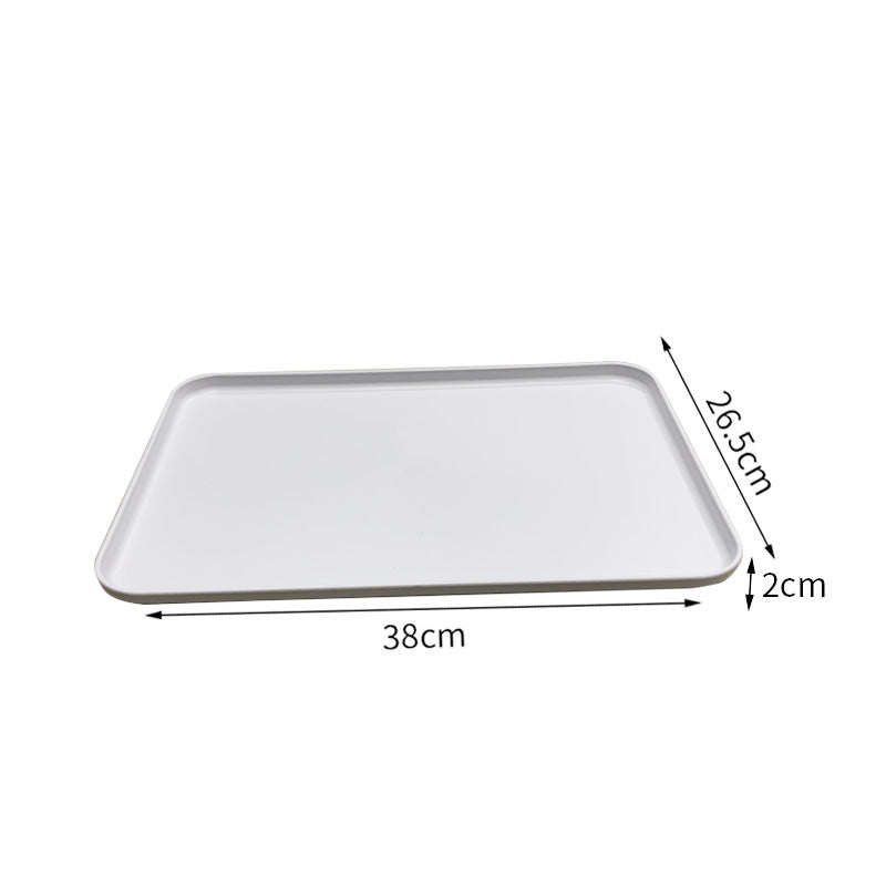plastic rectangular dessert plate
