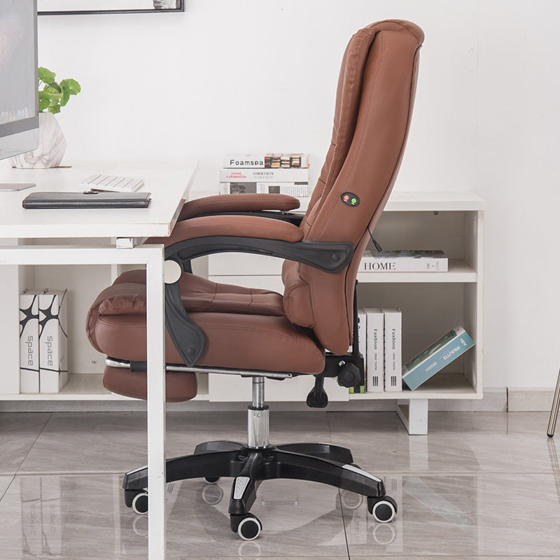 Computer chair, home office chair, comfortable study, modern simple swivel chair chair, lazy boss chair