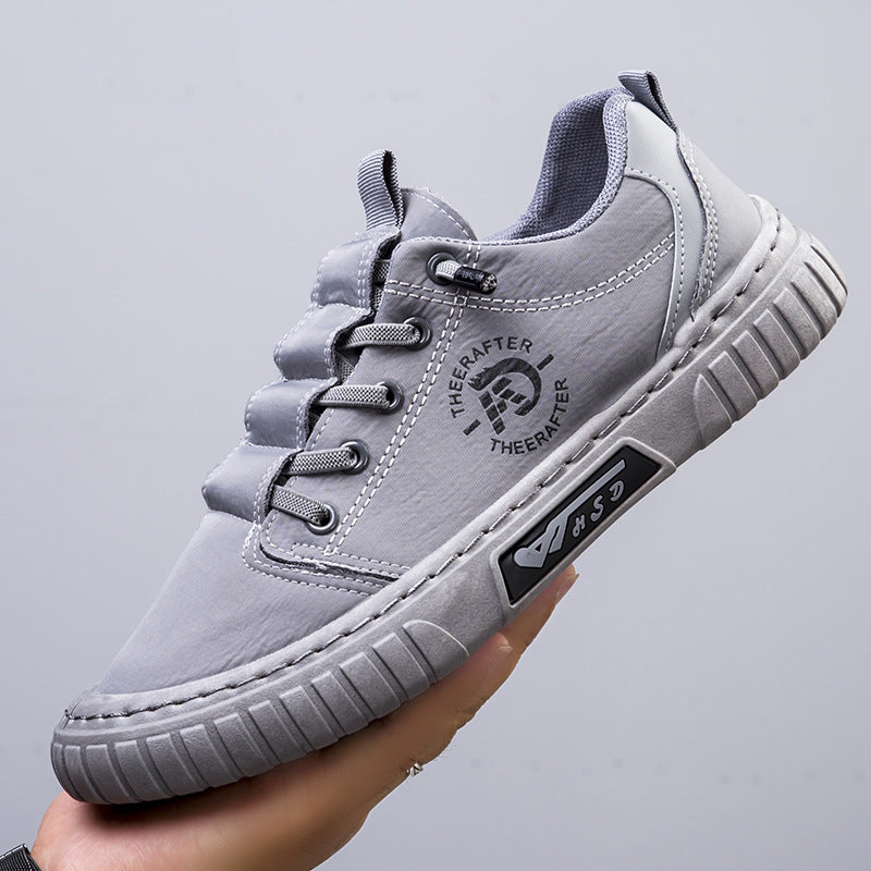 Canvas Men's Shoes 2025 New Summer Casual Versatile Sneaker Shoes One-foot Comfortable Work Trendy Men's Board Shoes