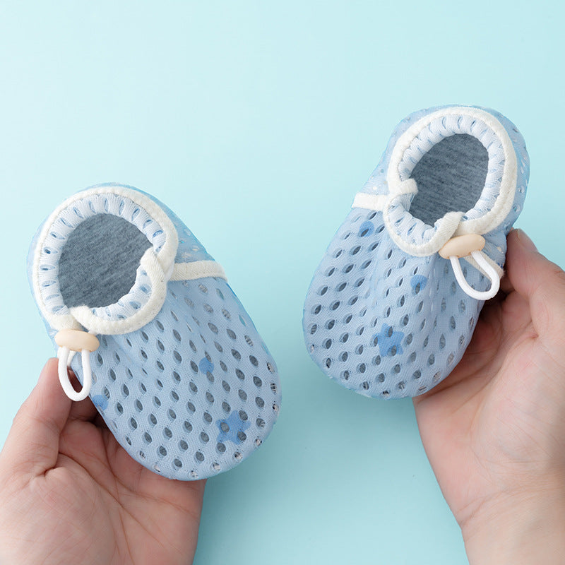 Children's floor shoes, baby summer thin indoor home non-slip cool toddler socks, baby mesh shoes socks