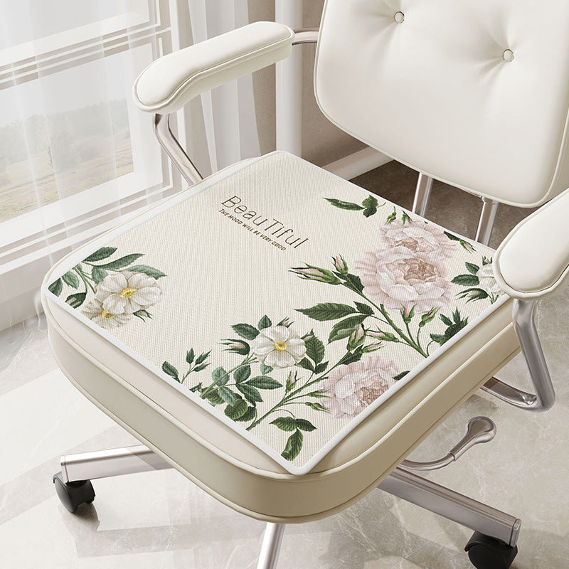 Ice silk cushion summer ice cushion butt breathable cushion summer mat chair cushion office sedentary cushion