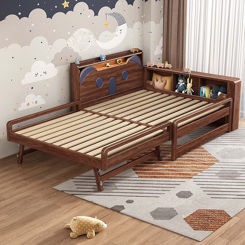 Solid wood children's bed