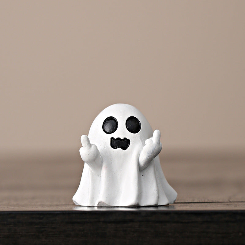 Creative ghost handicraft ornaments high-end niche home desktop workstation decoration birthday gifts