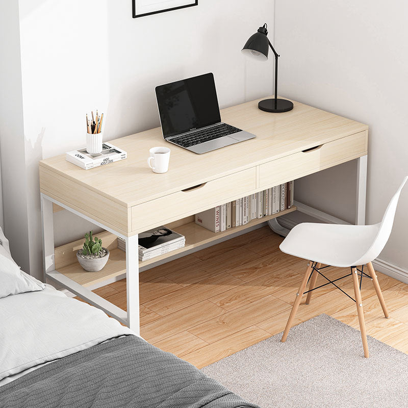 Computer Desk Desk Simple Home Desk with Drawers Rental Room Student Study Bedroom Desk Writing Desk