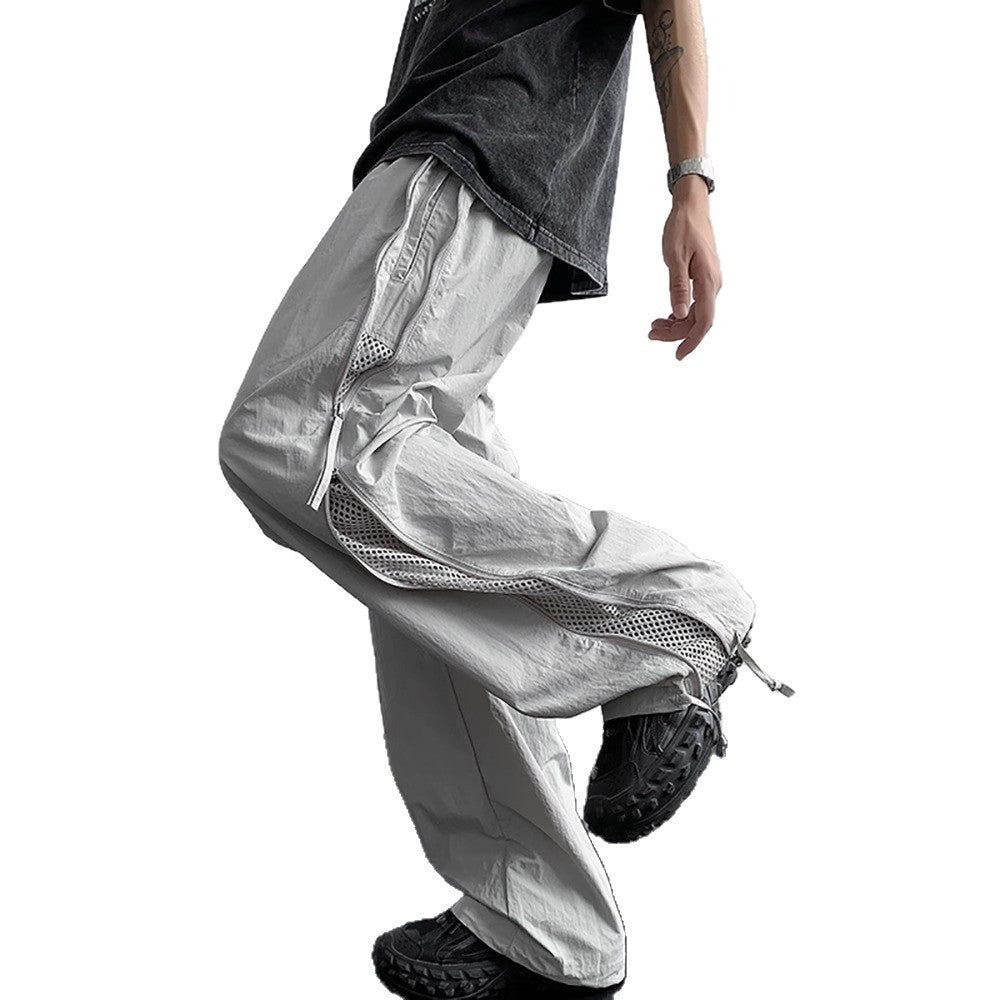Mountaineering Assault Pants Men's 2025 Summer New Trendy Brand Quick-Drying Waterproof Paratrooper Pants Loose Straight Casual Pants