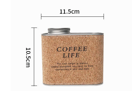 Amazon hot water cup heat insulation cork set coffee cup stainless steel hand poured mocha coffee pot gift set