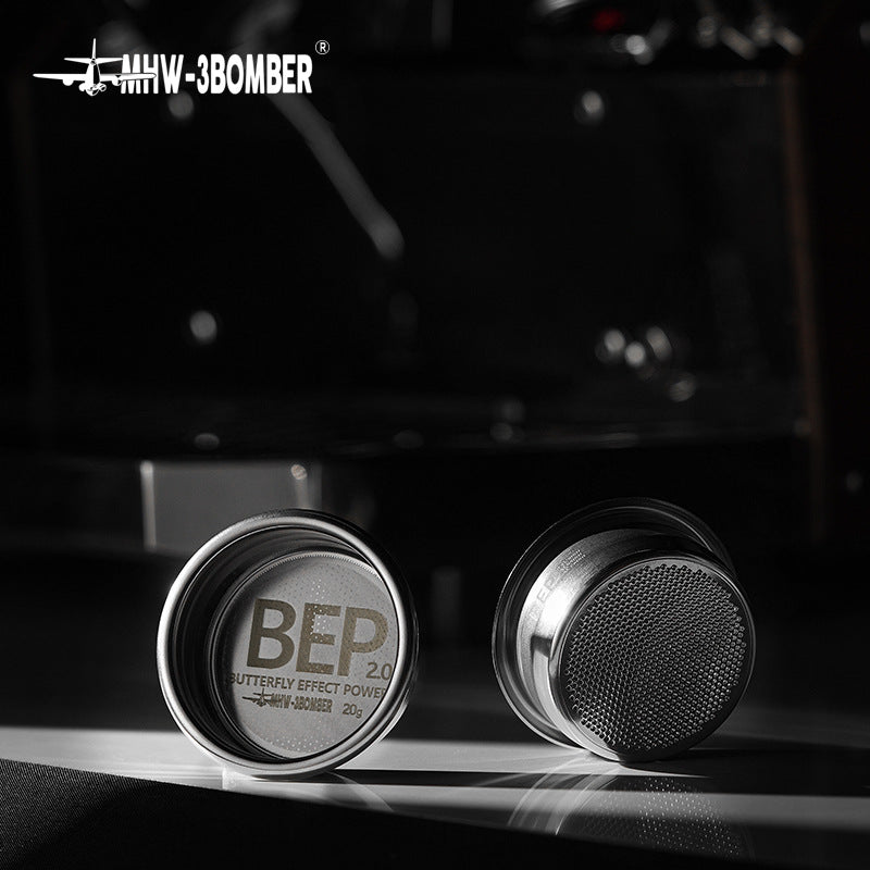 MHW-3BOMBER bomber BEP butterfly powder bowl double-layer precision powder bowl 58mm espresso machine accessories