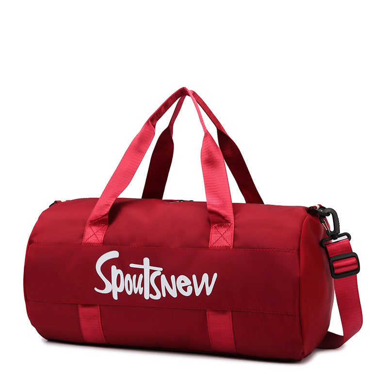Wet & Dry Separation Gym Bag Men's Excursion Bag Swimming Bag Independent Shoe Compartment Basketball Training Bag Women's Small Tote Bag