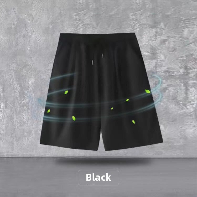 Manufacturers wholesale summer casual sports five-point pants men's ice wire mesh thin camouflage pants loose large size casual running