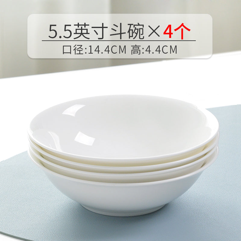 White noodle bowl