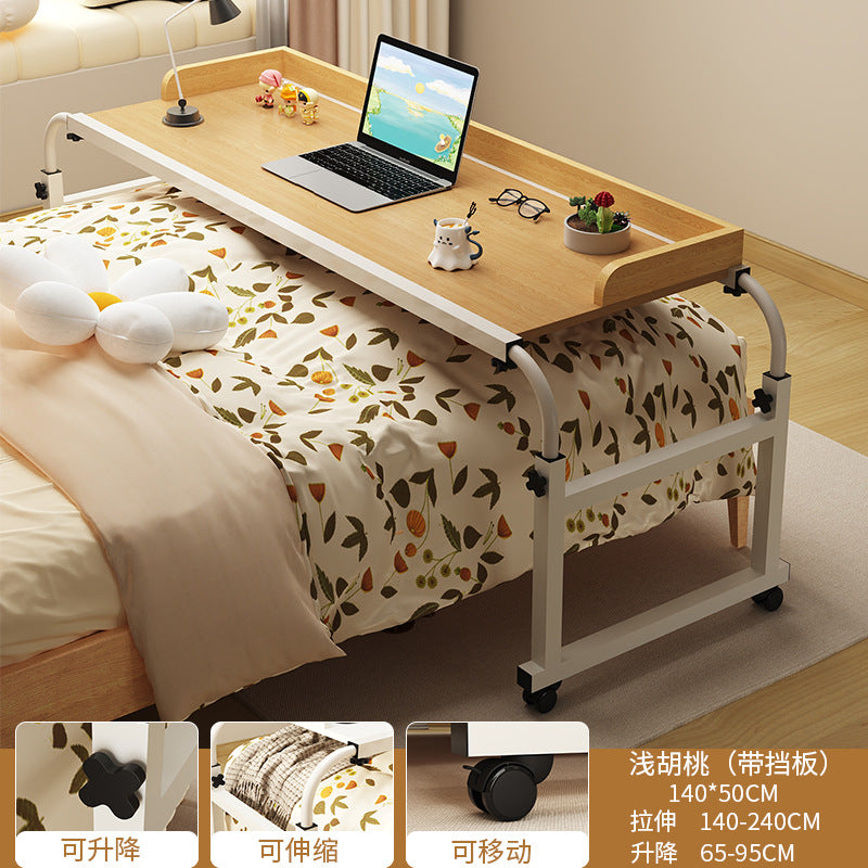 Trendy Cross Bed Table, Home Bed Table, Movable Desk, Computer Desk, Bedroom Bedside Small Table, Lazy Lifting Bed