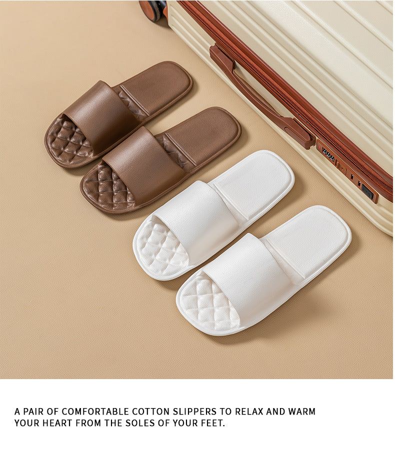 Travel folding slippers portable couple outing home summer bathroom bath indoor home EVA sandals