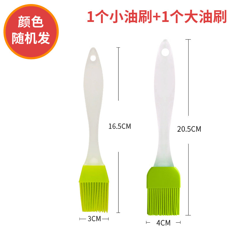 Silicone integrated oil brush
