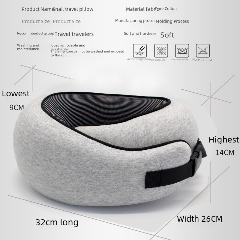 U-shaped pillow memory foam neck pillow cross-border slow rebound car travel neck pillow spot wholesale ostrich U-shaped pillow
