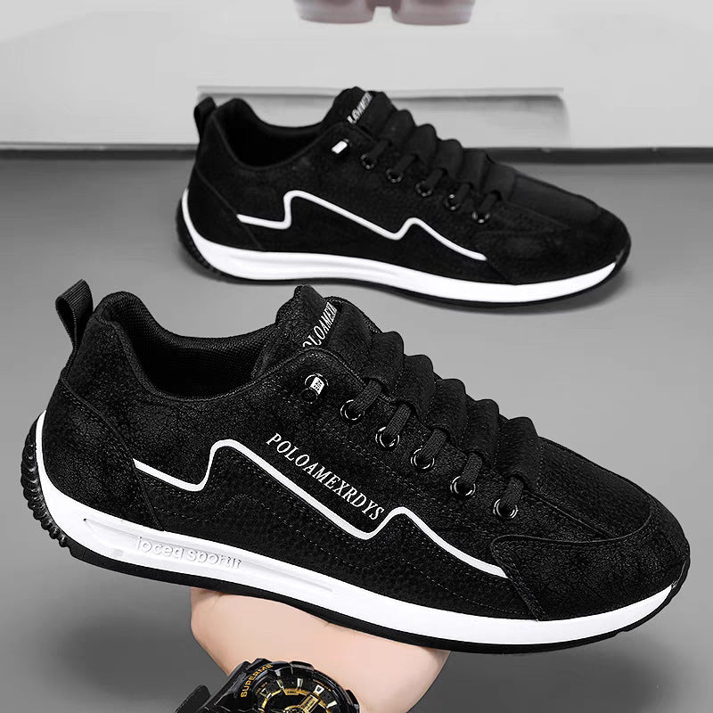Men's shoes with a sense of luxury, new soft-soled running, versatile casual sports shoes, men's comfortable and popular sneakers