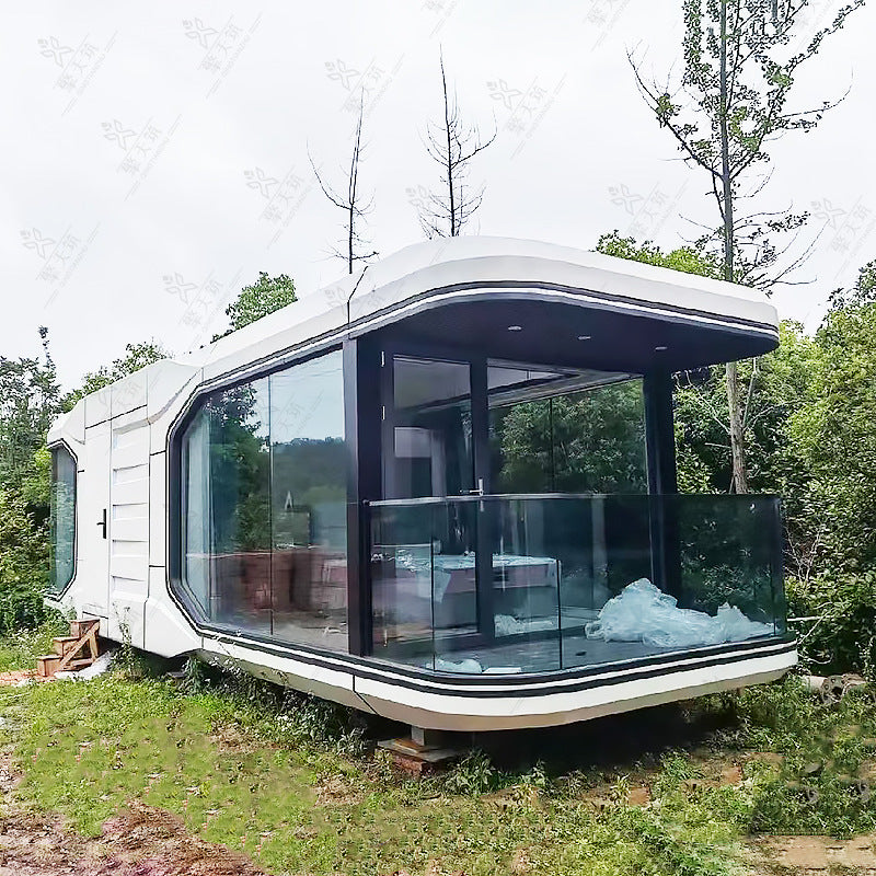 Outdoor mobile apple cabin