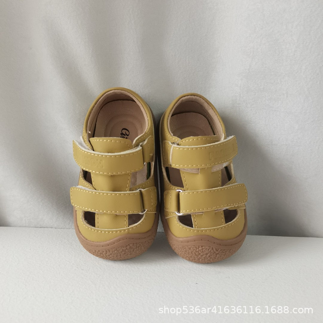 Children's sandals, spring and summer baby shoes, soft soles, non-slip baby toddler shoes, boys' single shoes, 1-2 years old, girls' shoes