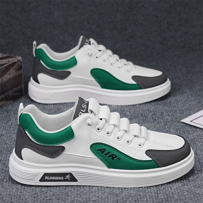 Men's shoes spring 2025 new breathable sporty versatile casual sneakers casual shoes men's one foot slip small white shoes men