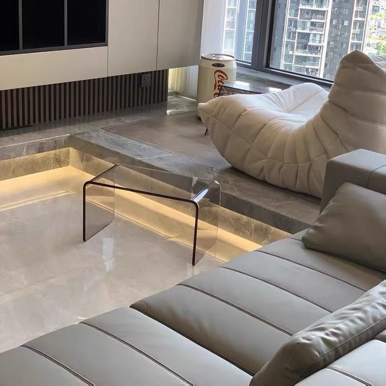 Light luxury acrylic side table sofa small side table simple living room net red bay window coffee table Nordic bedroom transparent corner table