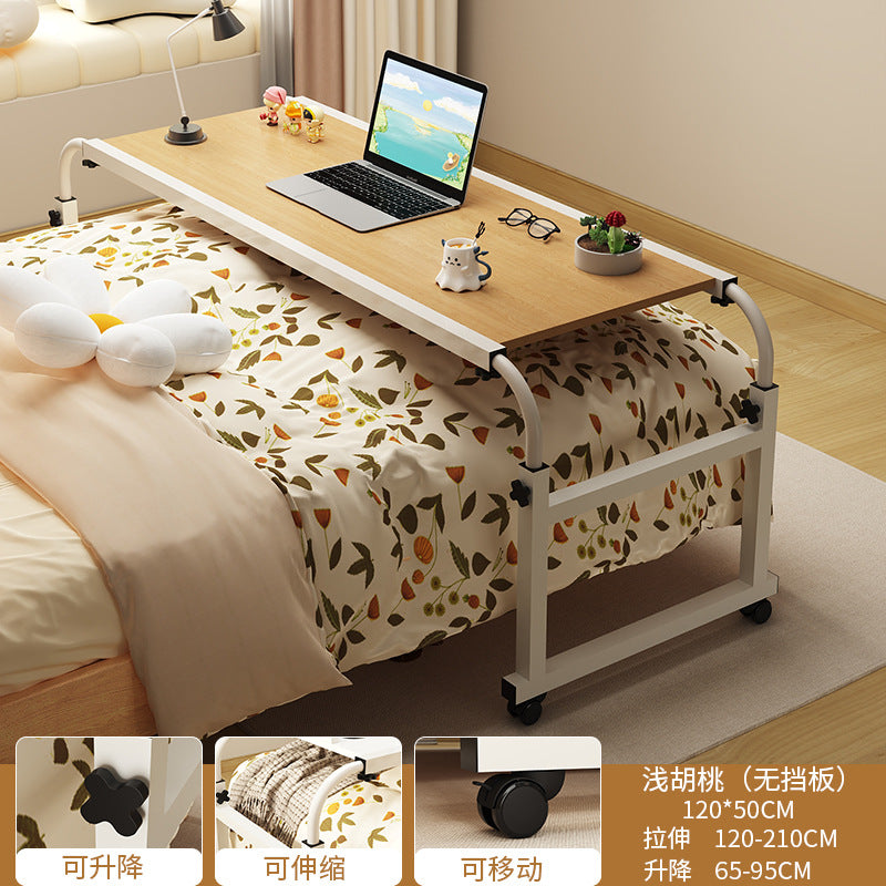 Trendy Cross Bed Table, Home Bed Table, Movable Desk, Computer Desk, Bedroom Bedside Small Table, Lazy Lifting Bed