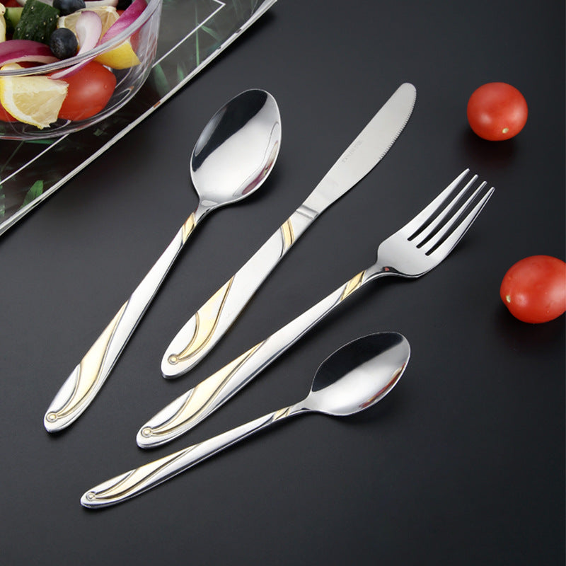 Stainless steel cutlery spoon fork