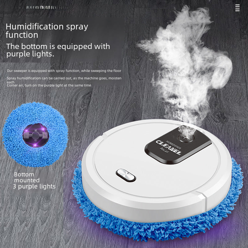 Cross-border smart household wet and dry sweeping robot, humidifying mopping machine, lazy sweeping robot
