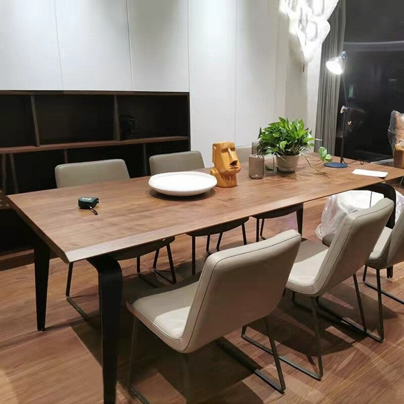 Black walnut dining table
