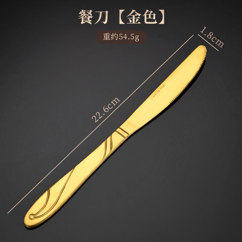 Stainless steel cutlery spoon fork