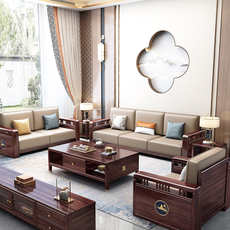 Wooden sofa