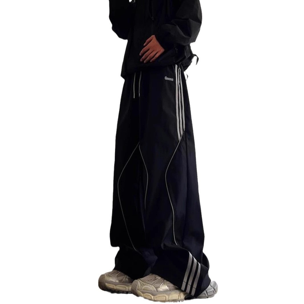 Fall/Winter 2024 men's and women's workwear loose casual pants windproof functional pants men's loose trend fashion casual pants handsome
