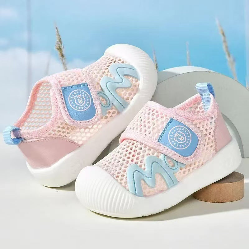 Baby sandals, summer toddler shoes, 0-3 year old baby non-slip soft sole baby net shoes, boy baby shoes in stock2