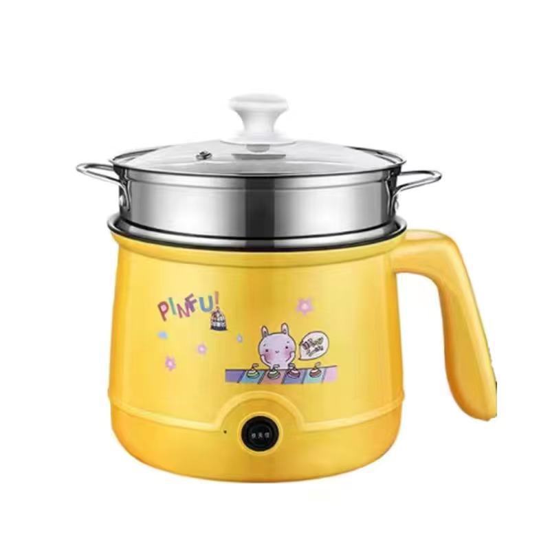 Multi-function frying and boiling small electric cooker electric cooking pot dormitory electric hot pot net celebrity with the same household small rice cooker mini