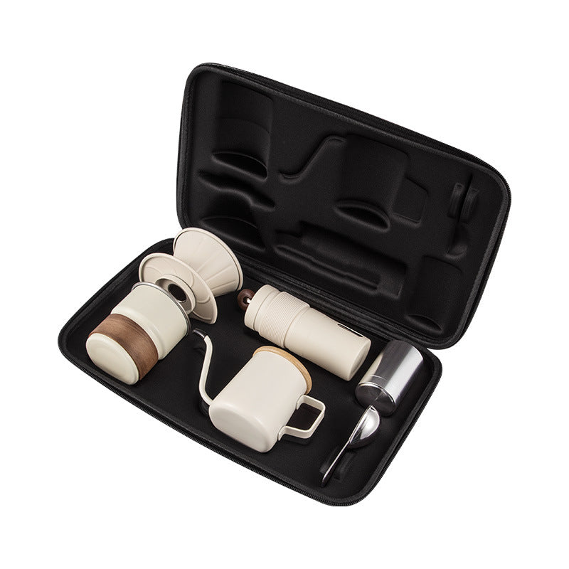 Pour-over coffee pour-over set portable camping pour-over coffee set gift box for home coffee utensils to get started