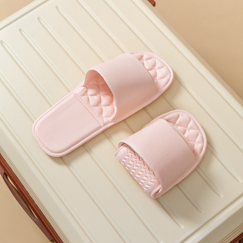 Travel folding slippers portable couple outing home summer bathroom bath indoor home EVA sandals