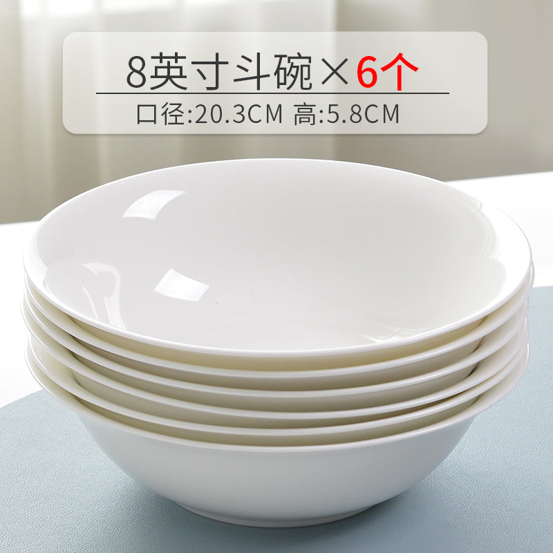 White noodle bowl