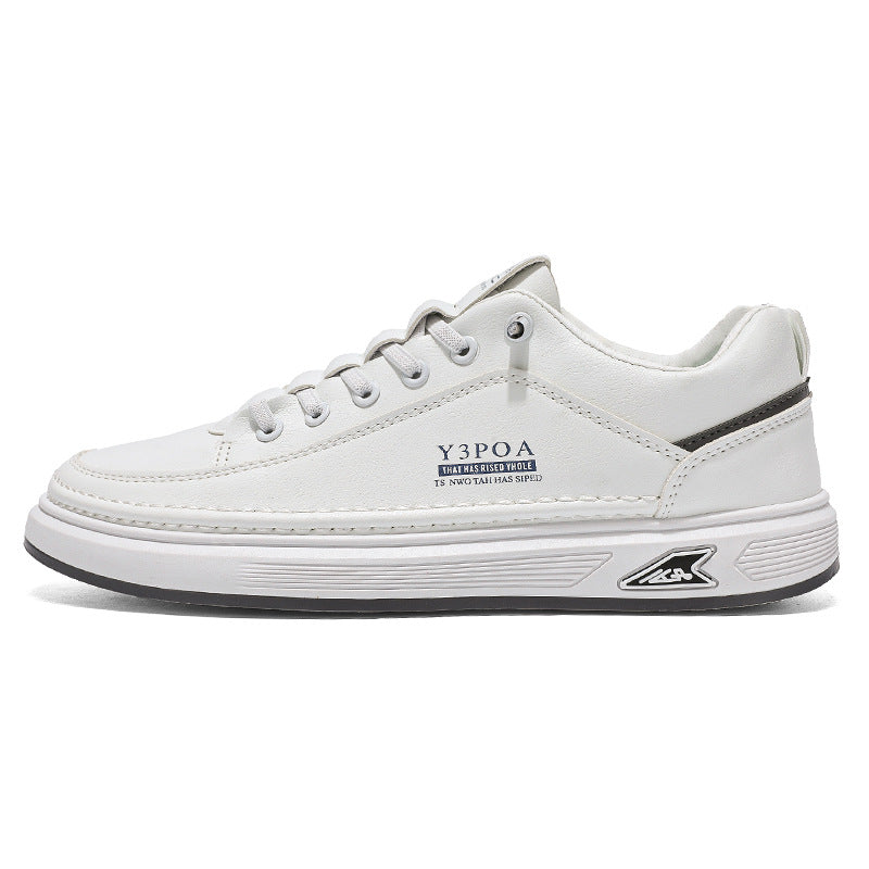2025 Spring Men's Shoes New Breathable Little White Shoes Men's Trend Versatile Platform Sneakers Casual Sneakers Trendy Shoes