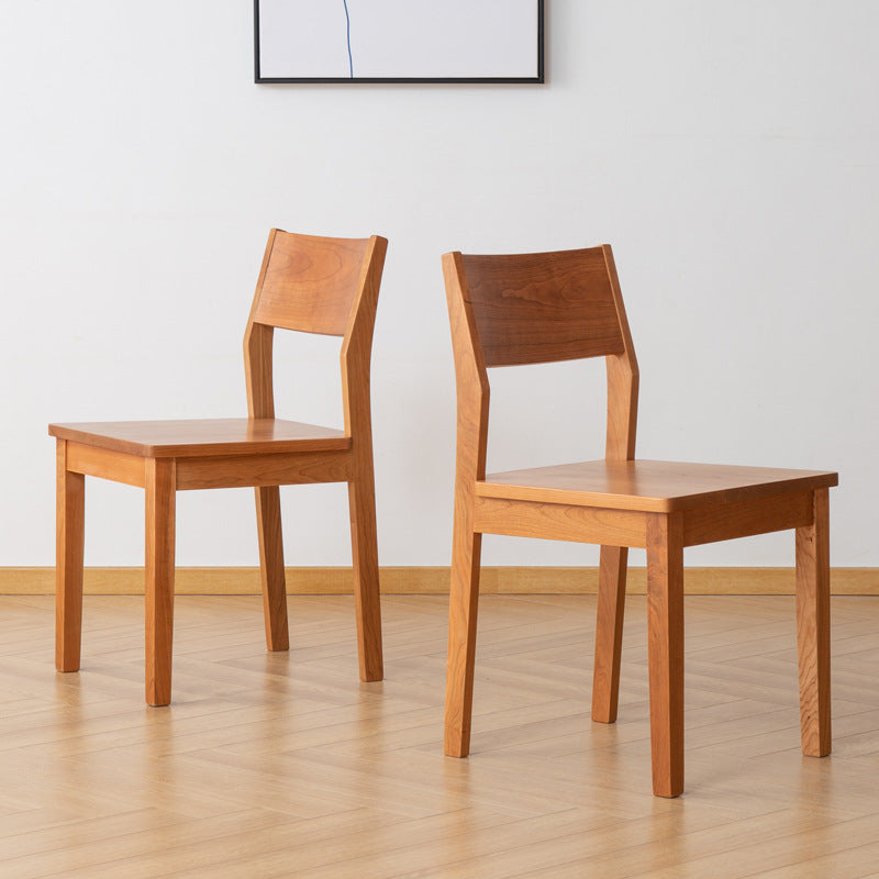 Solid wood dining table and chairs