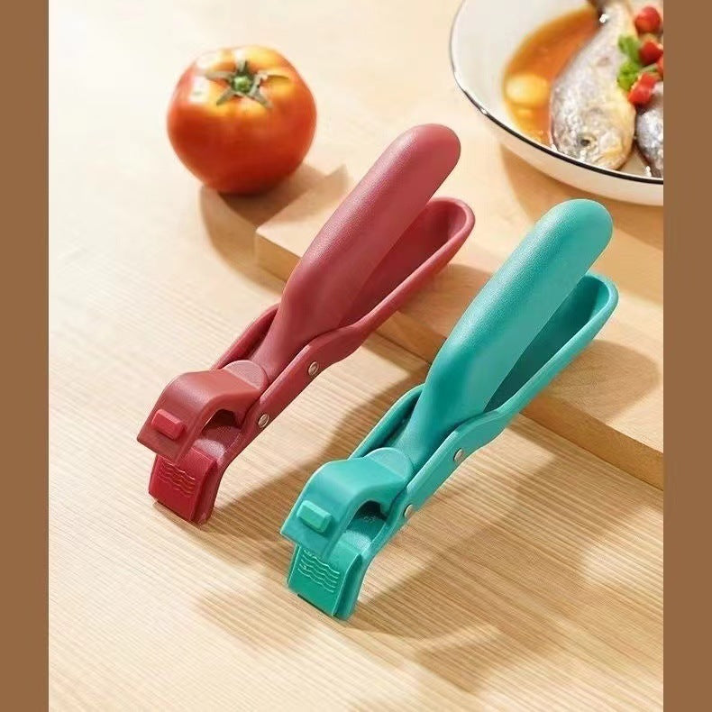 New anti-scald clamp bowl clamp non-slip silicone plate lifter bowl clamp dish clamp kitchen clamp baking tray steamer clamp