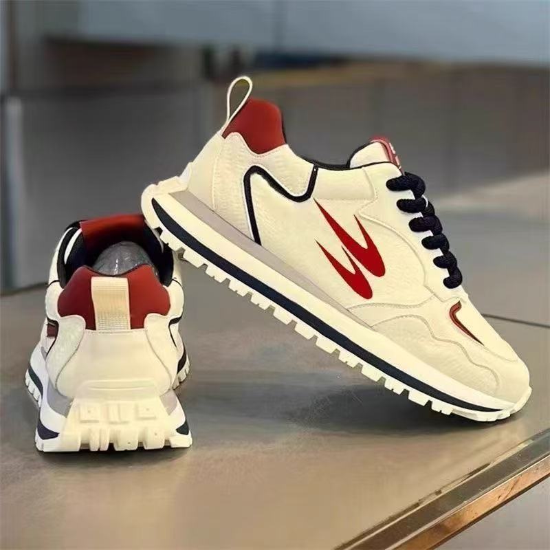 New Forrest Gump Men's Shoes Spring Trend Casual Little White Sneakers Men's Student Running Non-slip Platform Dad Shoes