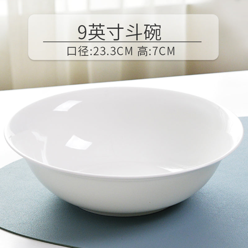 White noodle bowl